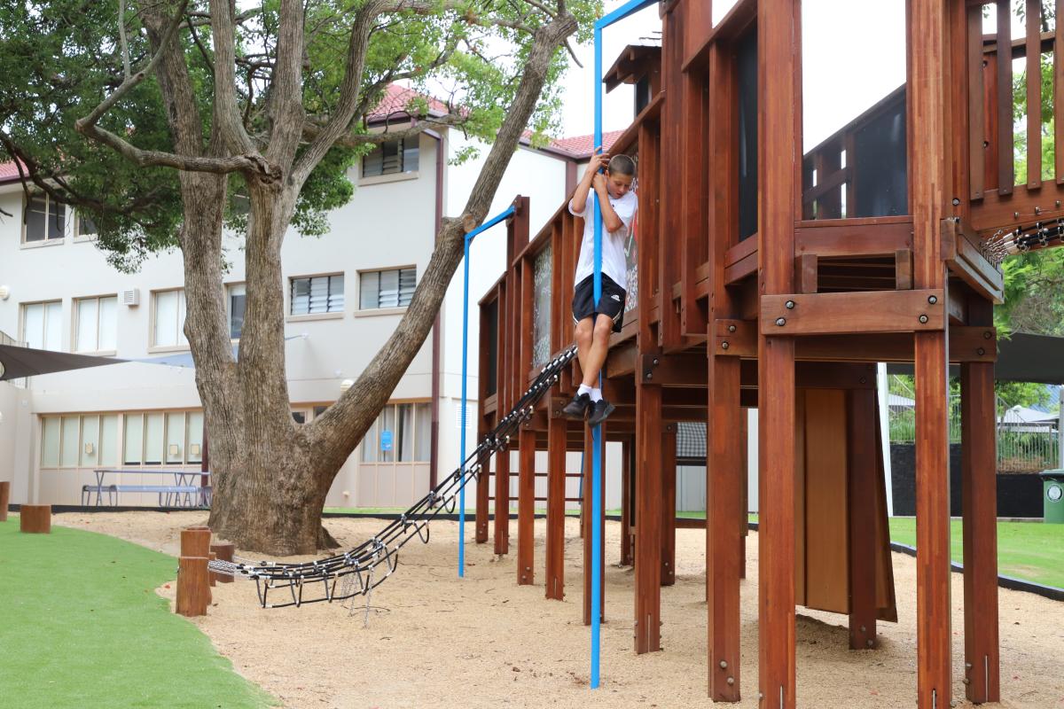Before you choose playground equipment, finish this sentence…